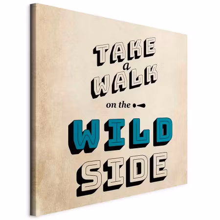 Canvastavla - Take walk on the wild side part