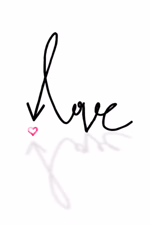 Canvastavla - This is love part vertical