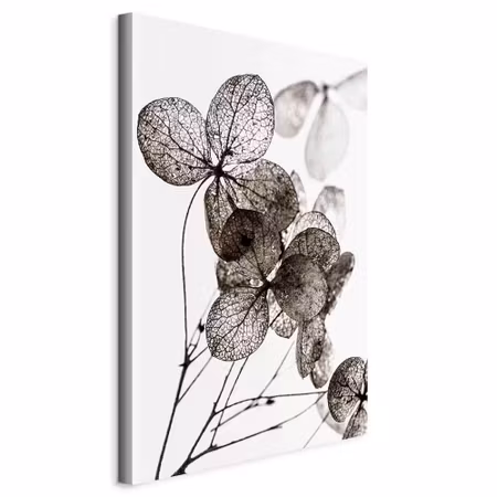 Canvastavla - Transparent clover part vertical