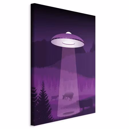 Canvastavla - Ufo part vertical
