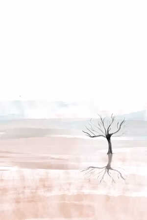 Canvastavla - Watercolor landscape part vertical