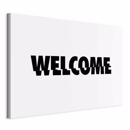 Canvastavla - Welcome part wide