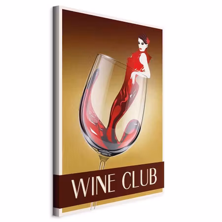 Canvastavla - Wine club part vertical