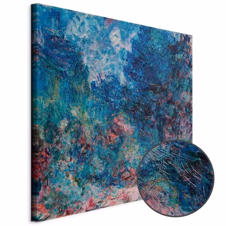 Premium canvastavla - Claude monet la maison de l&