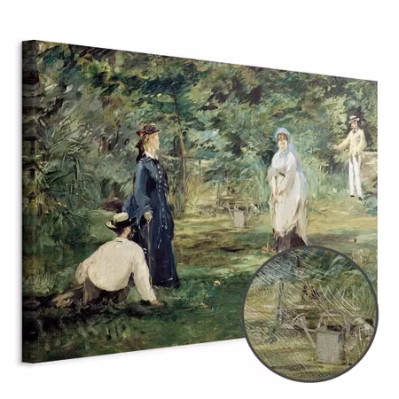 Premium canvastavla - Edouard manet the croquet