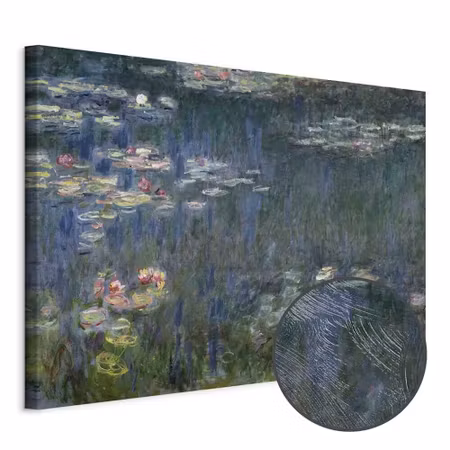 Premium canvastavla - Claude monet waterlilies
