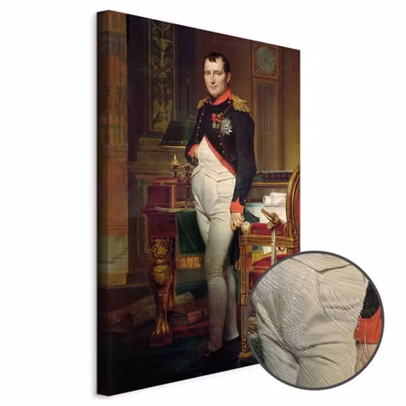 Premium canvastavla - Jacques-louis david napoleon