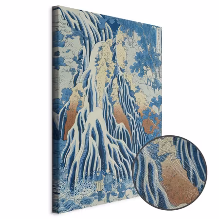 Premium canvastavla - Hokusai katsushika kirifuri