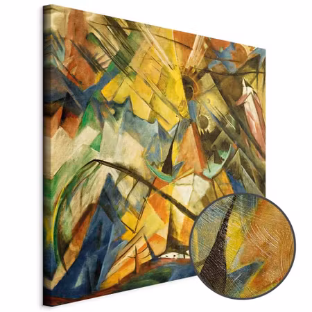Premium canvastavla - Franz marc tirol