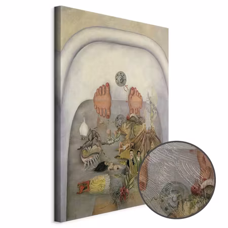 Premium canvastavla - Frida kahlo what the water
