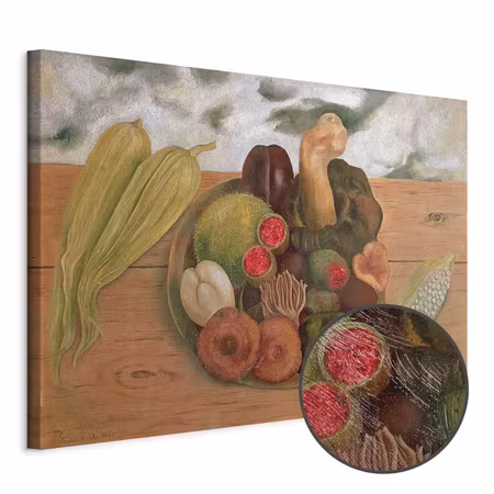 Premium canvastavla - Frida kahlo the fruits of