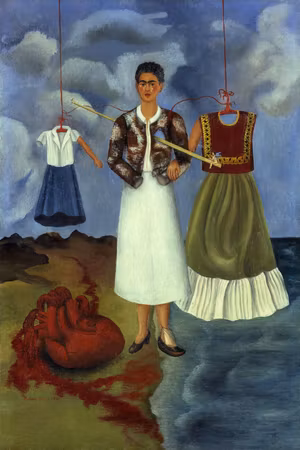 Premium canvastavla - Frida kahlo memory