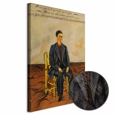 Premium canvastavla - Frida kahlo self-portrait