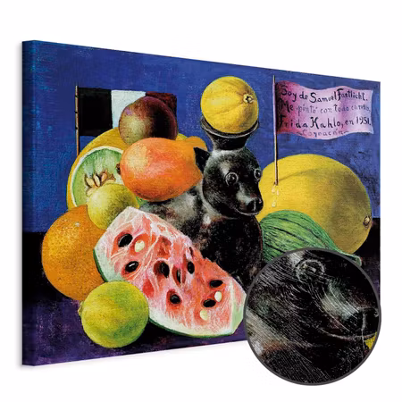 Premium canvastavla - Frida kahlo still life