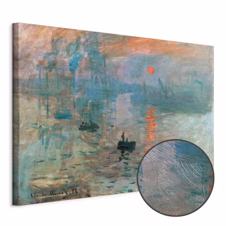 Premium canvastavla - Claude monet impression
