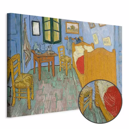 Premium canvastavla - Vincent van gogh la chambre