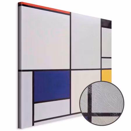 Premium canvastavla - Piet mondrian tableau i