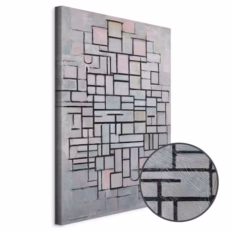 Premium canvastavla - Piet mondrian composition no