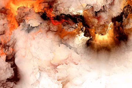 Premium canvastavla - Volcanic abstraction wide