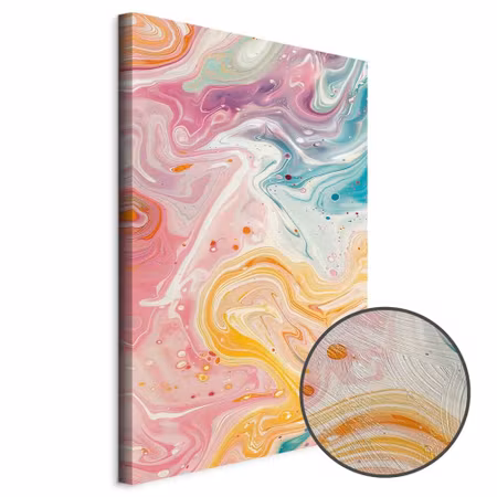 Premium canvastavla - Colorful chaos - dynamic