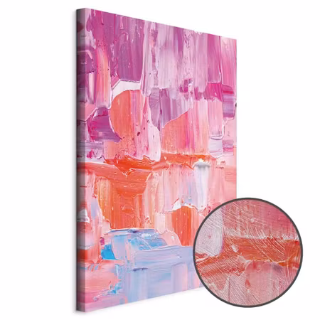 Premium canvastavla - Colorful contrasts -