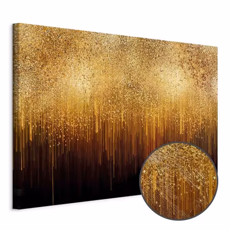 Premium canvastavla - Golden expansion wide