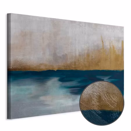 Premium canvastavla - Golden grasses wide