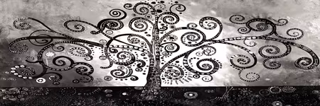 Premium canvastavla - Winding paths of nature