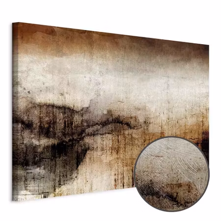 Premium canvastavla - Damp colors wide