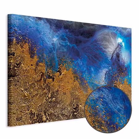Premium canvastavla - Gold of the ocean wide