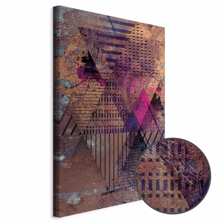 Premium canvastavla - Honey abstraction