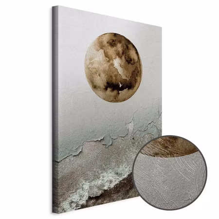 Premium canvastavla - Green tide