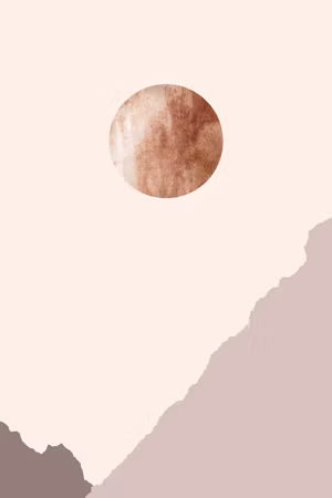Premium canvastavla - Mountain planet