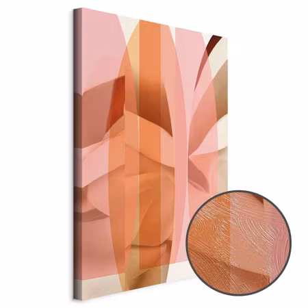 Premium canvastavla - Floral kaleidoscope