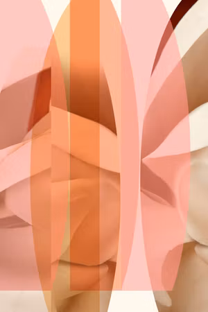 Premium canvastavla - Floral kaleidoscope
