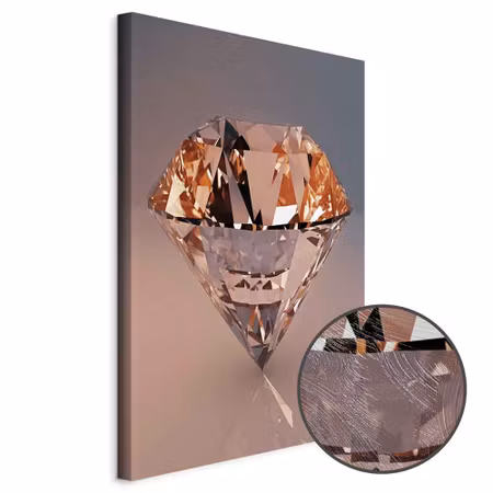 Premium canvastavla - Costly diamond