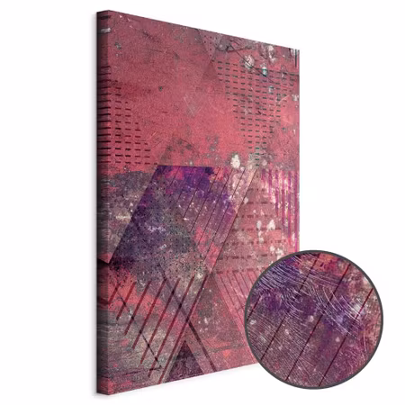Premium canvastavla - Crimson abstraction