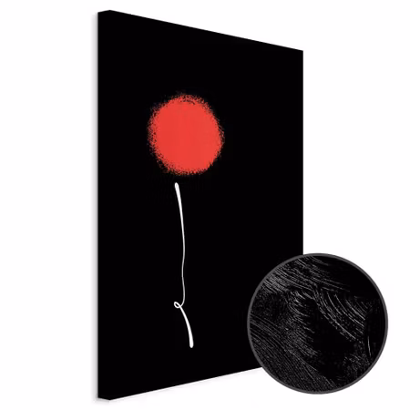 Premium canvastavla - Minimalist flower