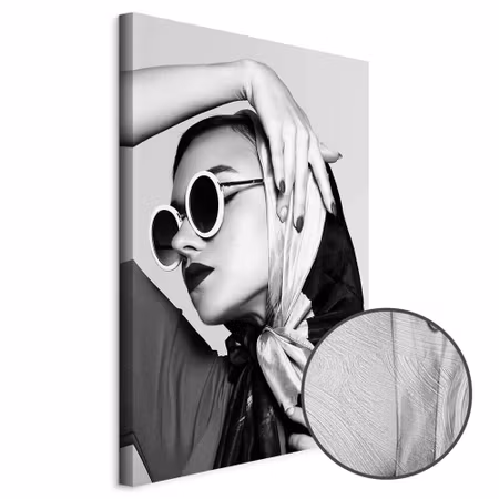 Premium canvastavla - Stylish lady