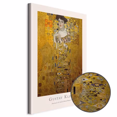 Premium canvastavla - Gustav klimt - portrait of
