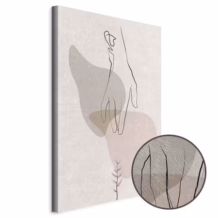 Premium canvastavla - Delicate touch