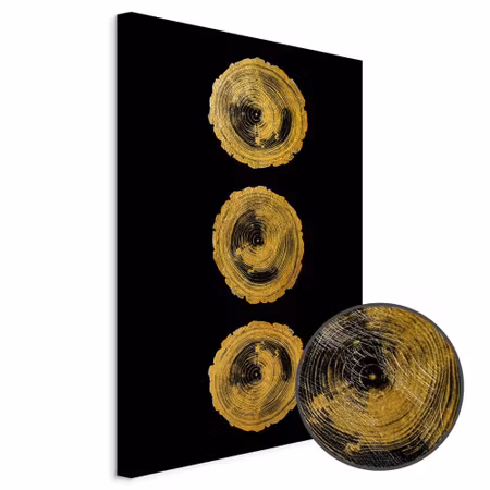 Premium canvastavla - Golden knots