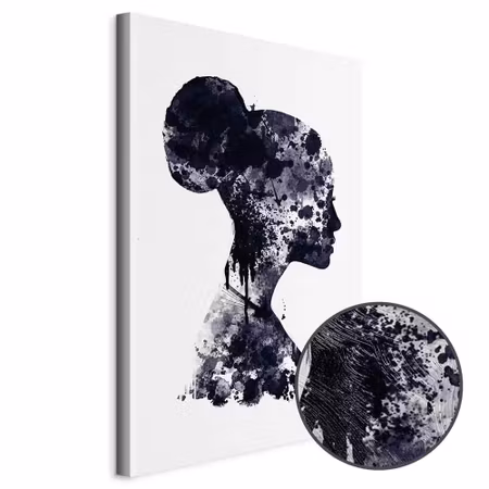 Premium canvastavla - Abstract profile