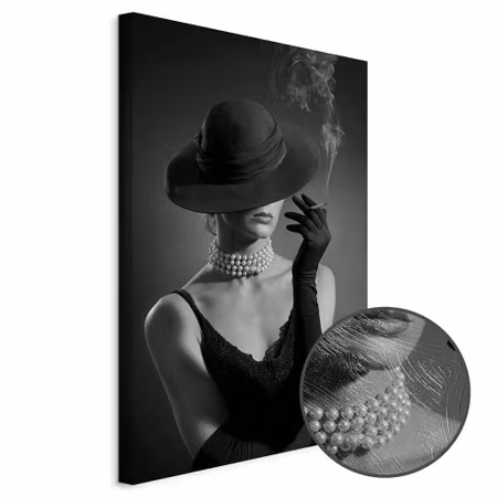 Premium canvastavla - Black elegance