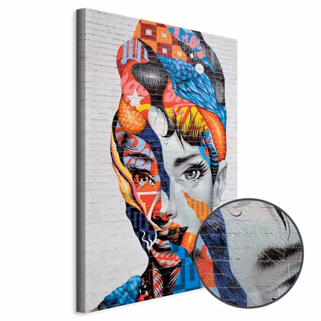 Premium canvastavla - Liberated woman