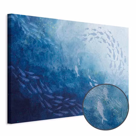 Premium canvastavla - Sea depths