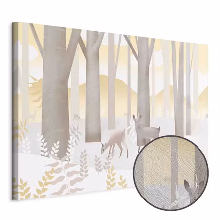 Premium canvastavla - Fairy-tale forest - third