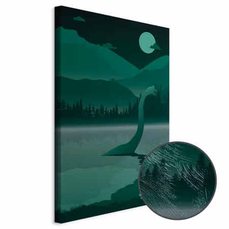 Premium canvastavla - Loch ness