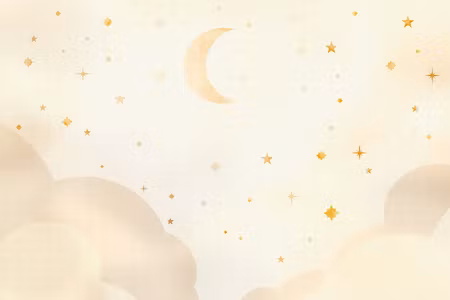 Premium canvastavla - Bright night - moon