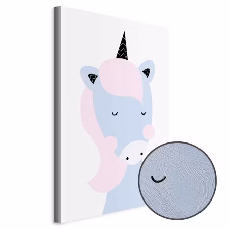 Premium canvastavla - Sweet unicorn